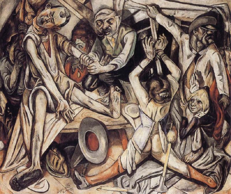 Max Beckmann The Night oil painting picture